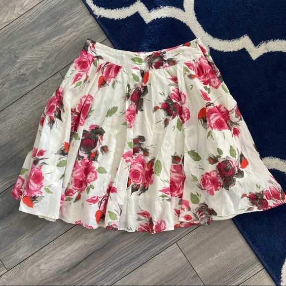 xxi Floral Cotton Skirt - Picture 8 of 15